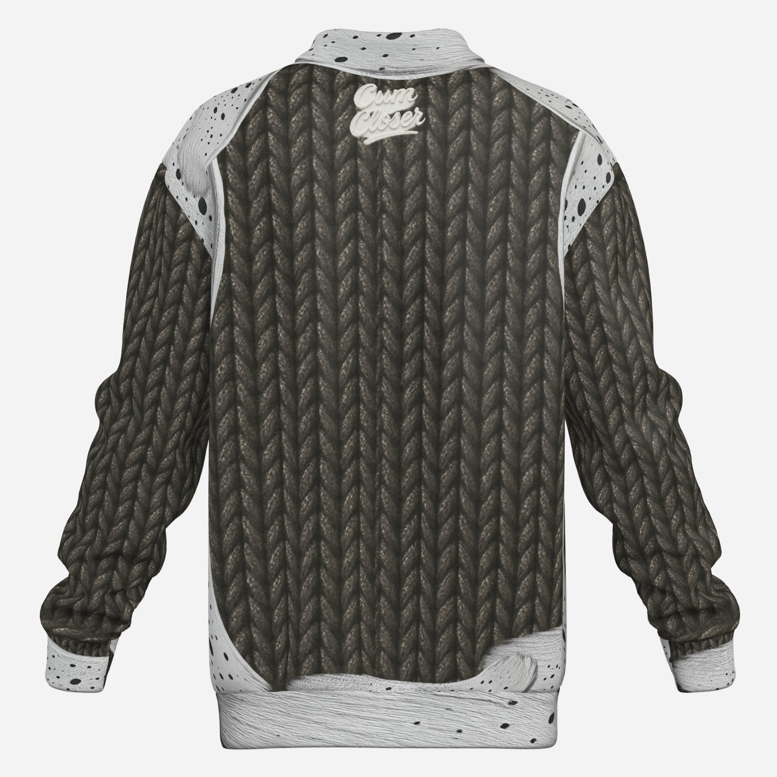 #L8NC - Knitted Canvas Lapel Sweatshirt