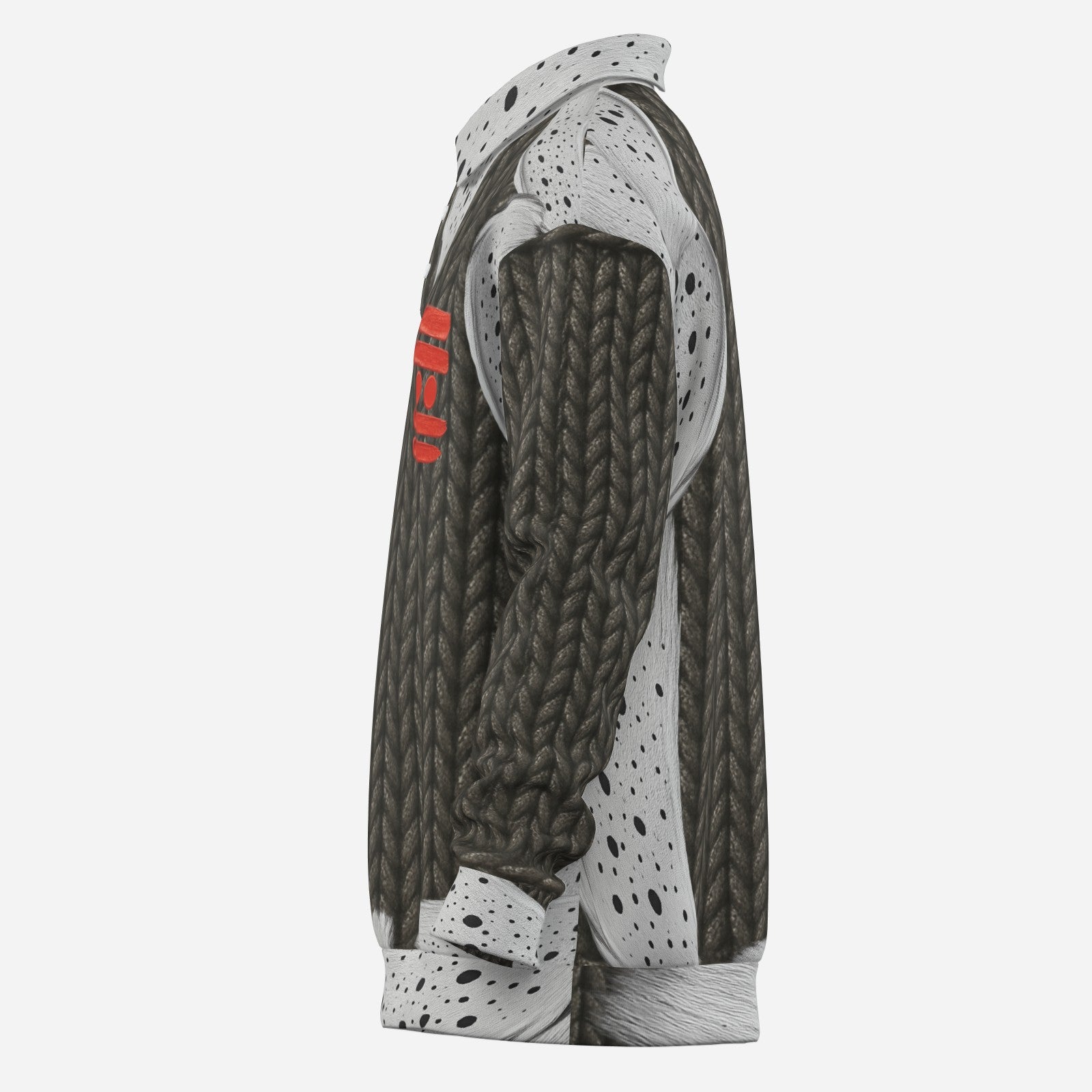 #L8NC - Knitted Canvas Lapel Sweatshirt