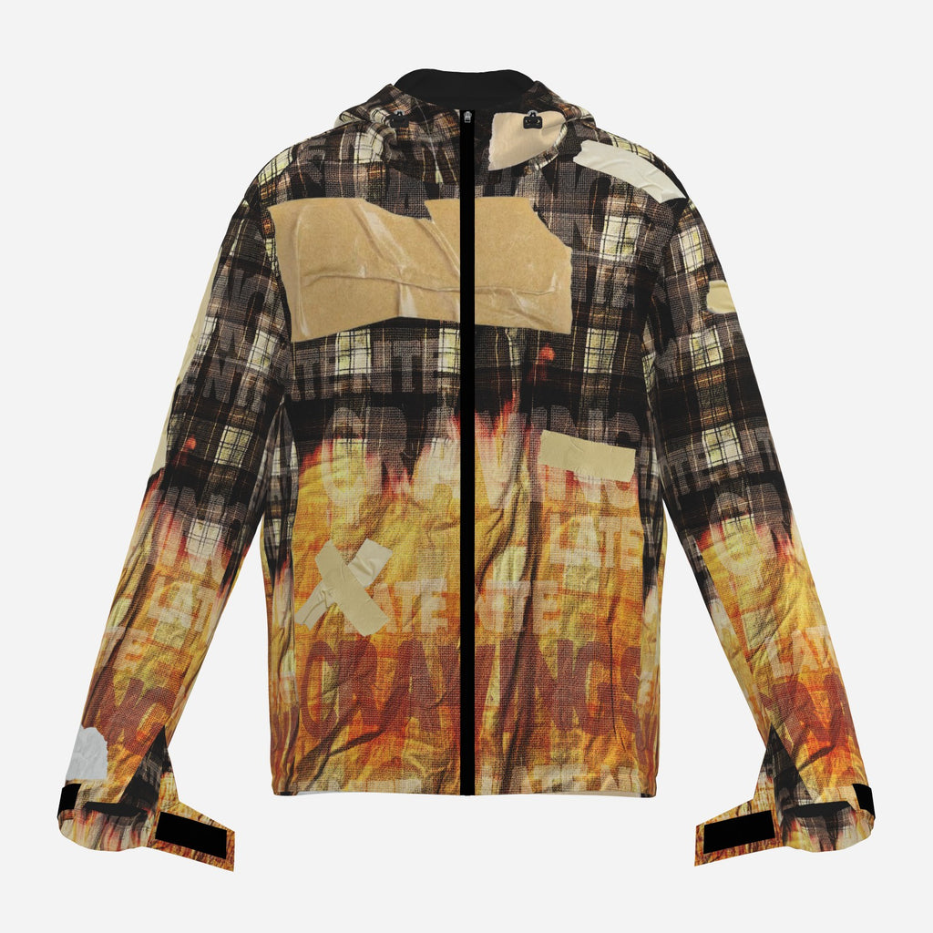 #L8NC - Tape Job Hooded Moto Jacket