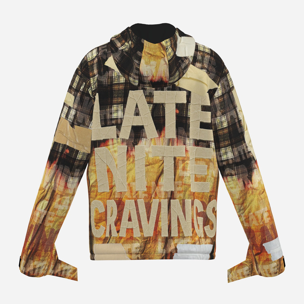 #L8NC - Tape Job Hooded Moto Jacket