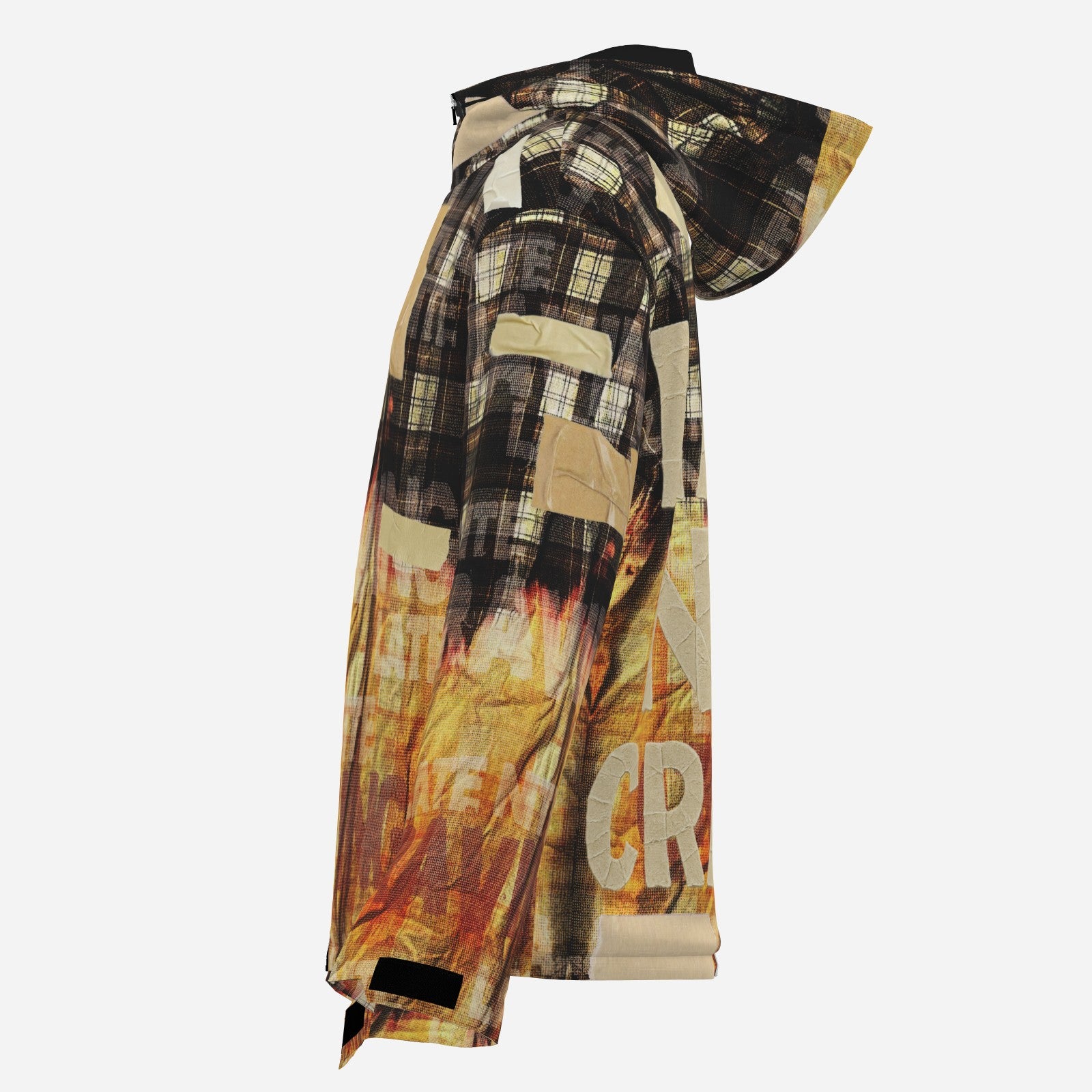 #L8NC - Tape Job Hooded Moto Jacket