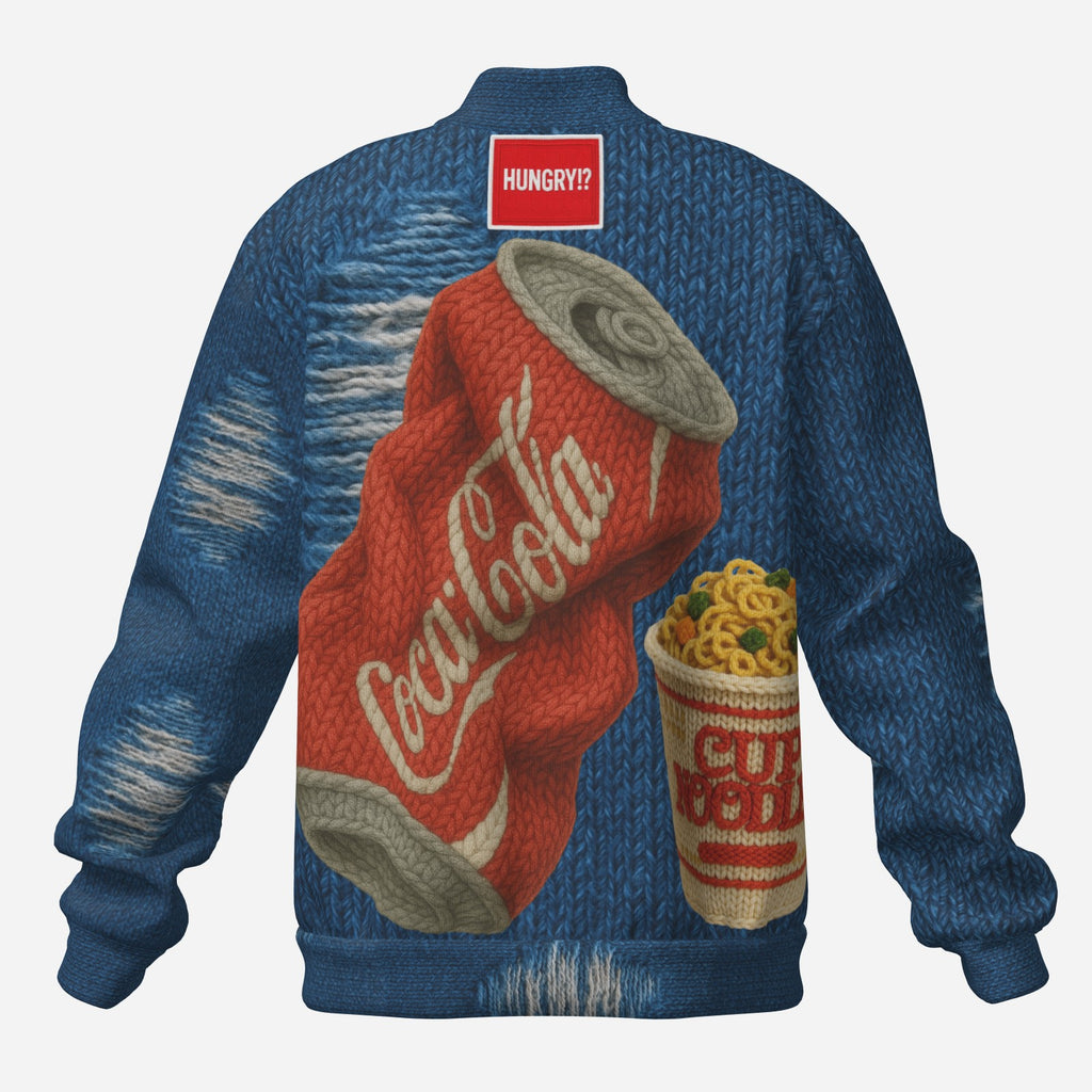 #L8NC - Comfort Knit Food Fleece Track Jacket - Blue