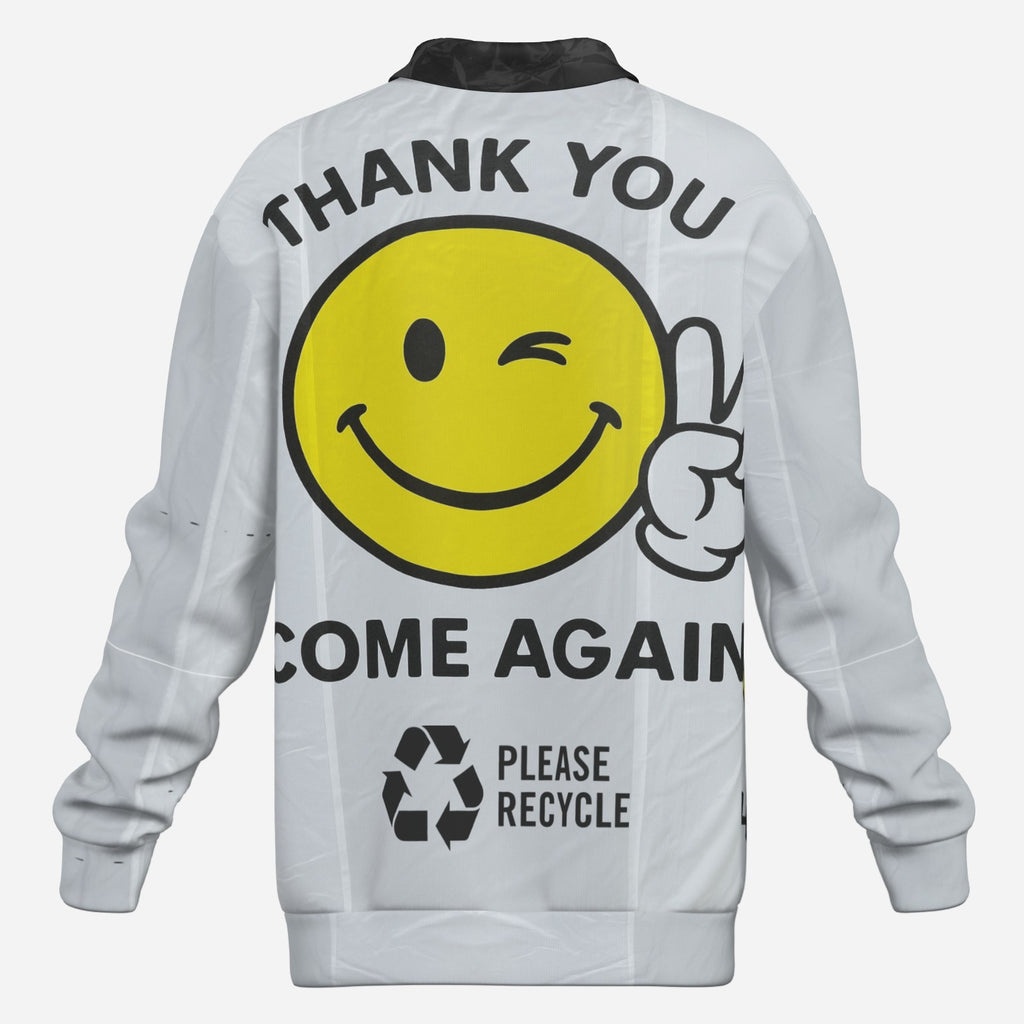 #L8NC - Thank You Come Again Lapel Sweatshirt
