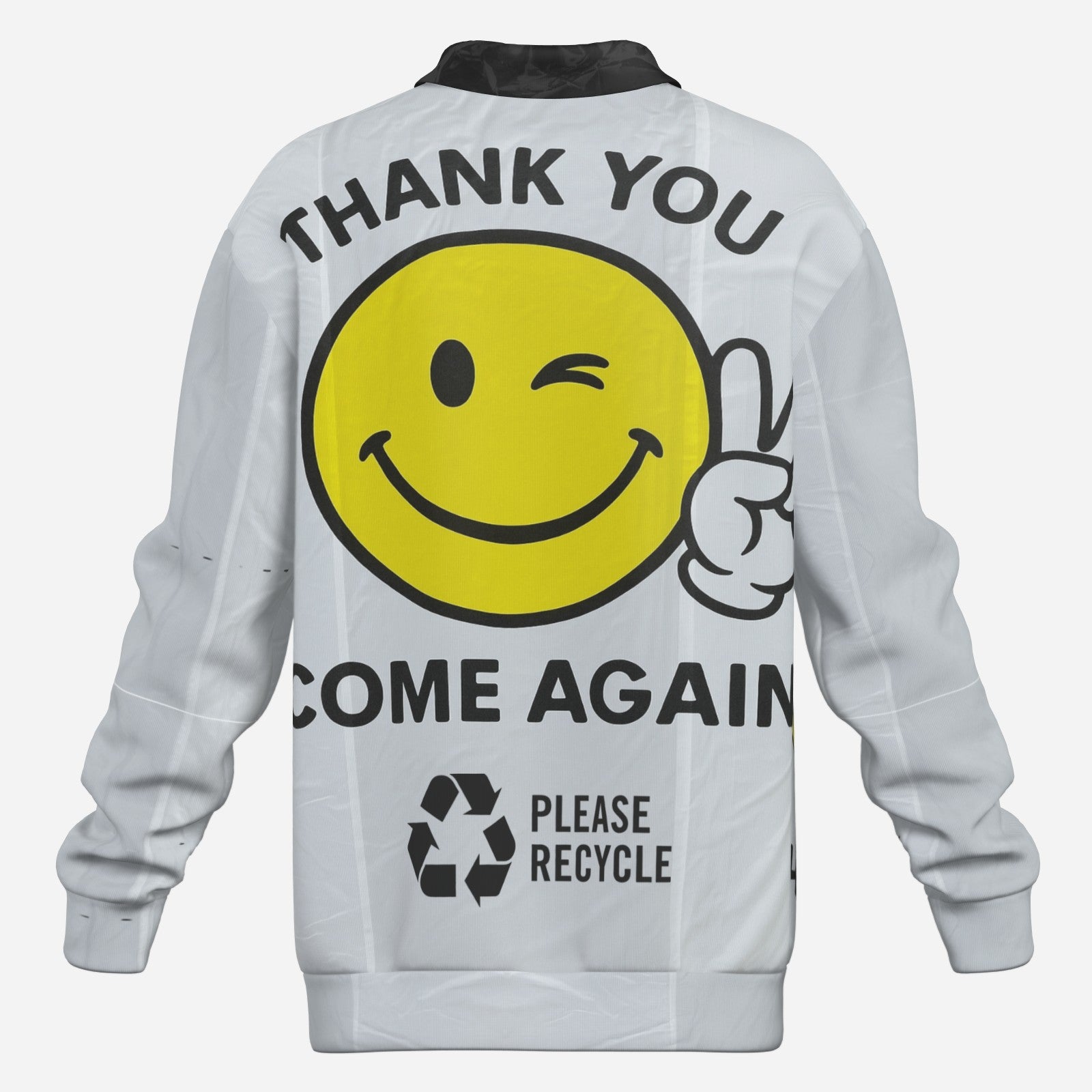 #L8NC - Thank You Come Again Lapel Sweatshirt