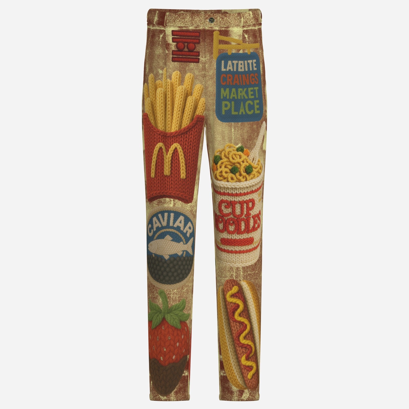 #L8NC - Marketplace Knit Slim Fit Trousers