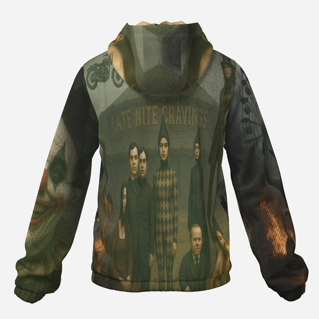 #L8NC - Freak Show Carnival Circus Print Windbreaker
