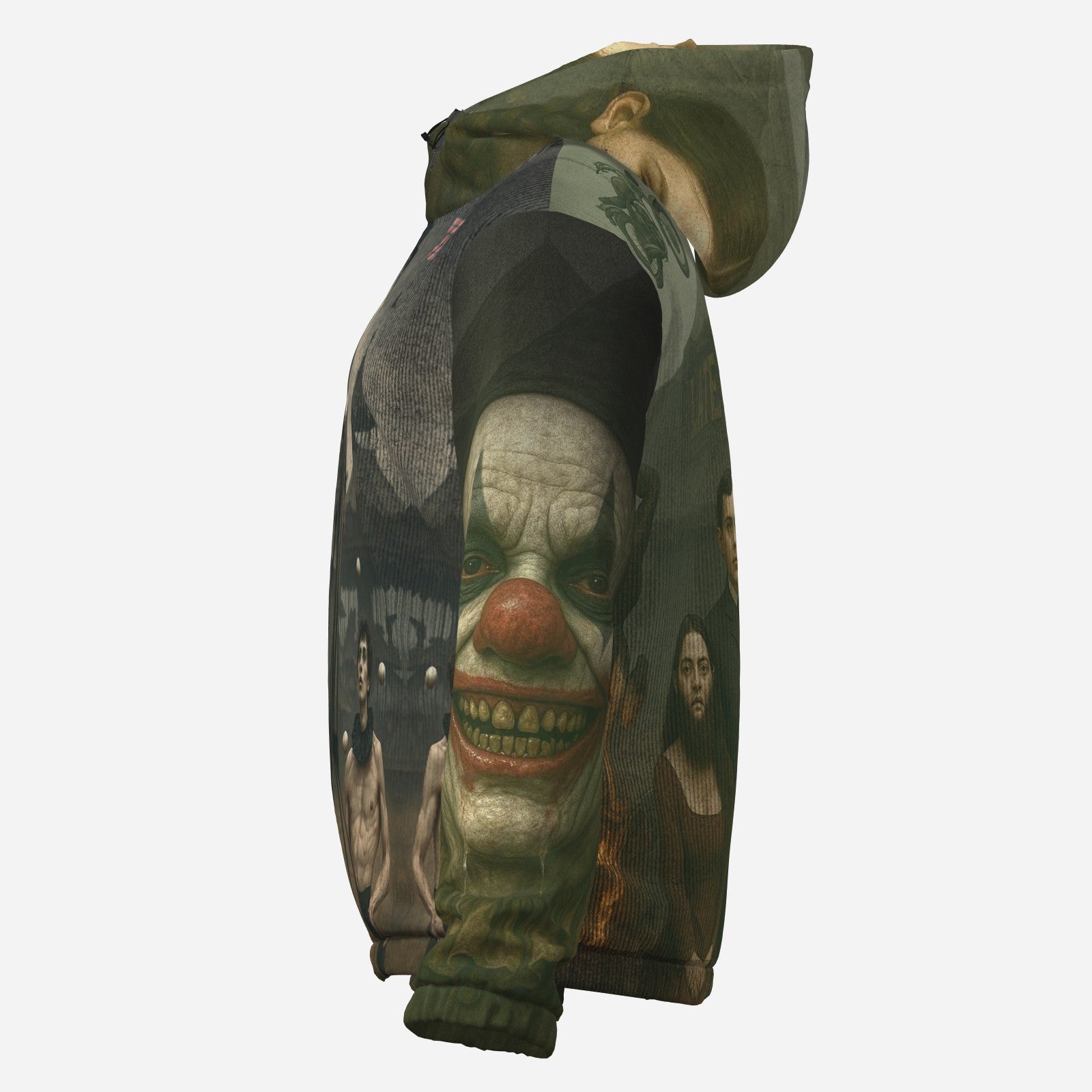 #L8NC - Freak Show Carnival Circus Print Windbreaker