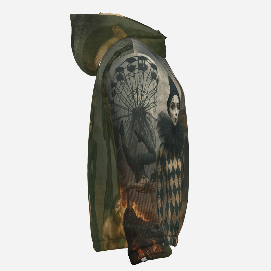 #L8NC - Freak Show Carnival Circus Print Windbreaker
