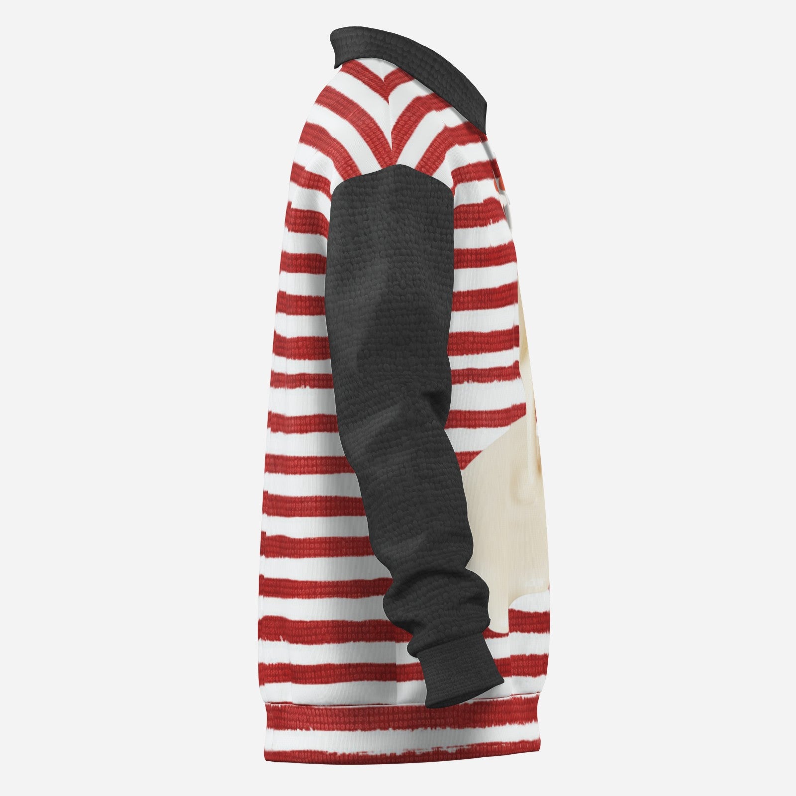 #L8NC - Spilt Milk Lapel Sweatshirt