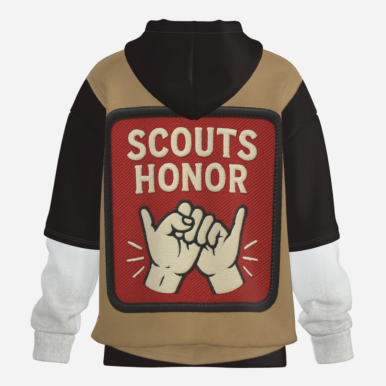 #L8NC - Merit Badge Double Layered Mayhem Hoodie