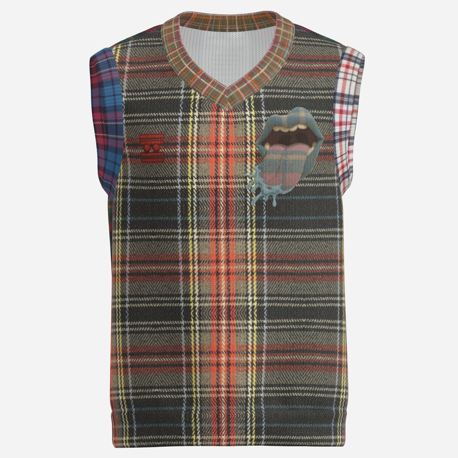 #L8NC - Hungry Plaid Fade Vest