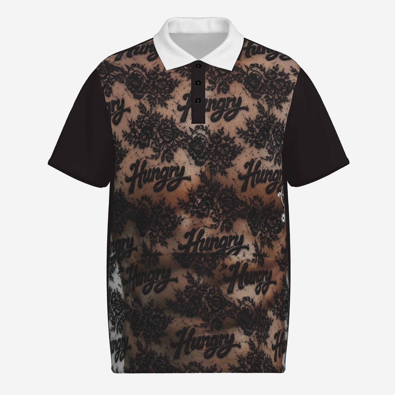 #L8NC - Hungry Lace Script Polo