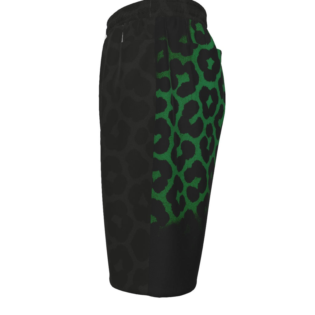 #L8NC - Split Personality Leopard Shorts