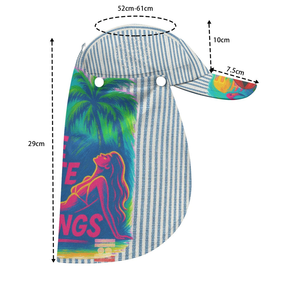 #L8NC - Sun Hat Miami Vice