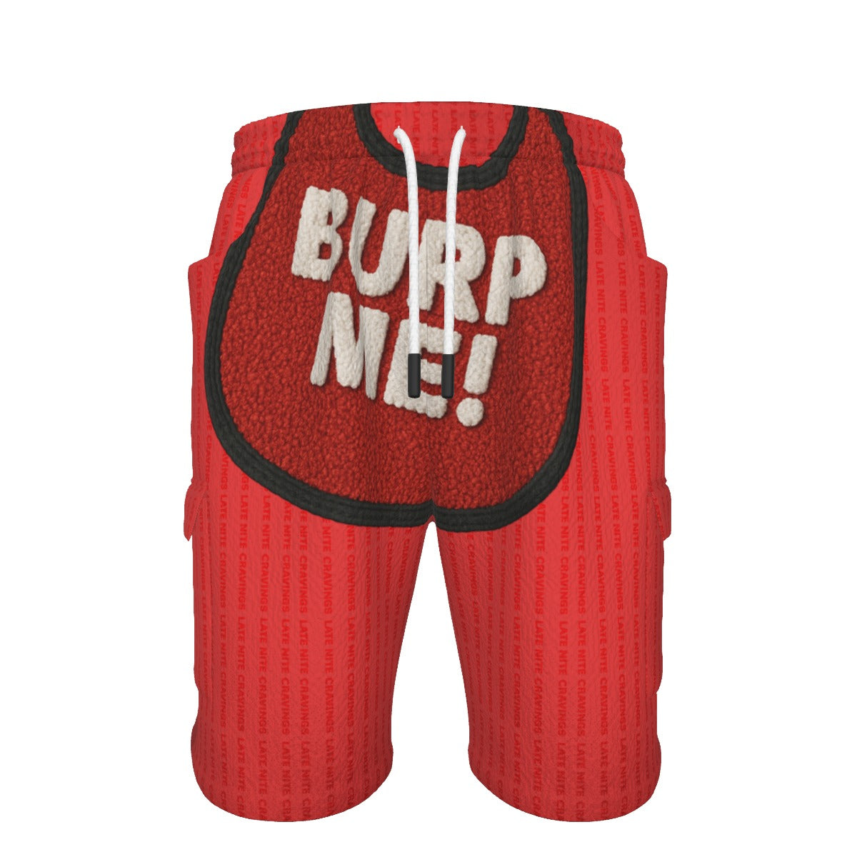 #L8NC - Burp Me Cargo Short RED