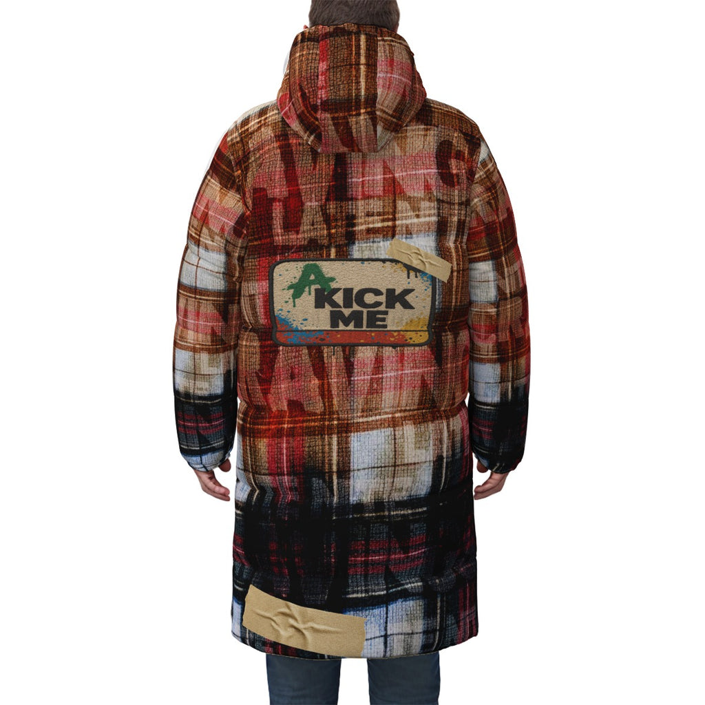 All-Over Print Unisex Long Down Jacket