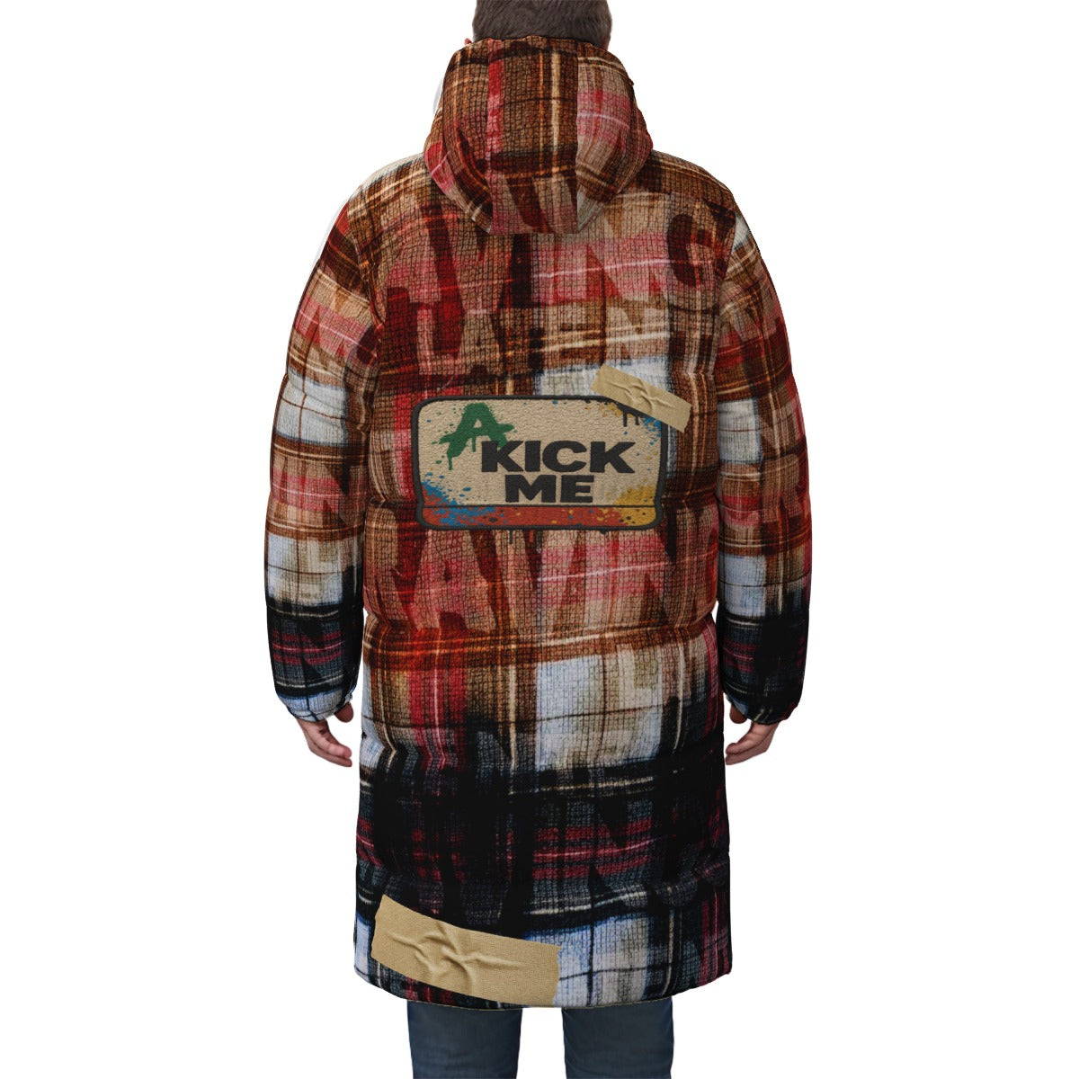 All-Over Print Unisex Long Down Jacket