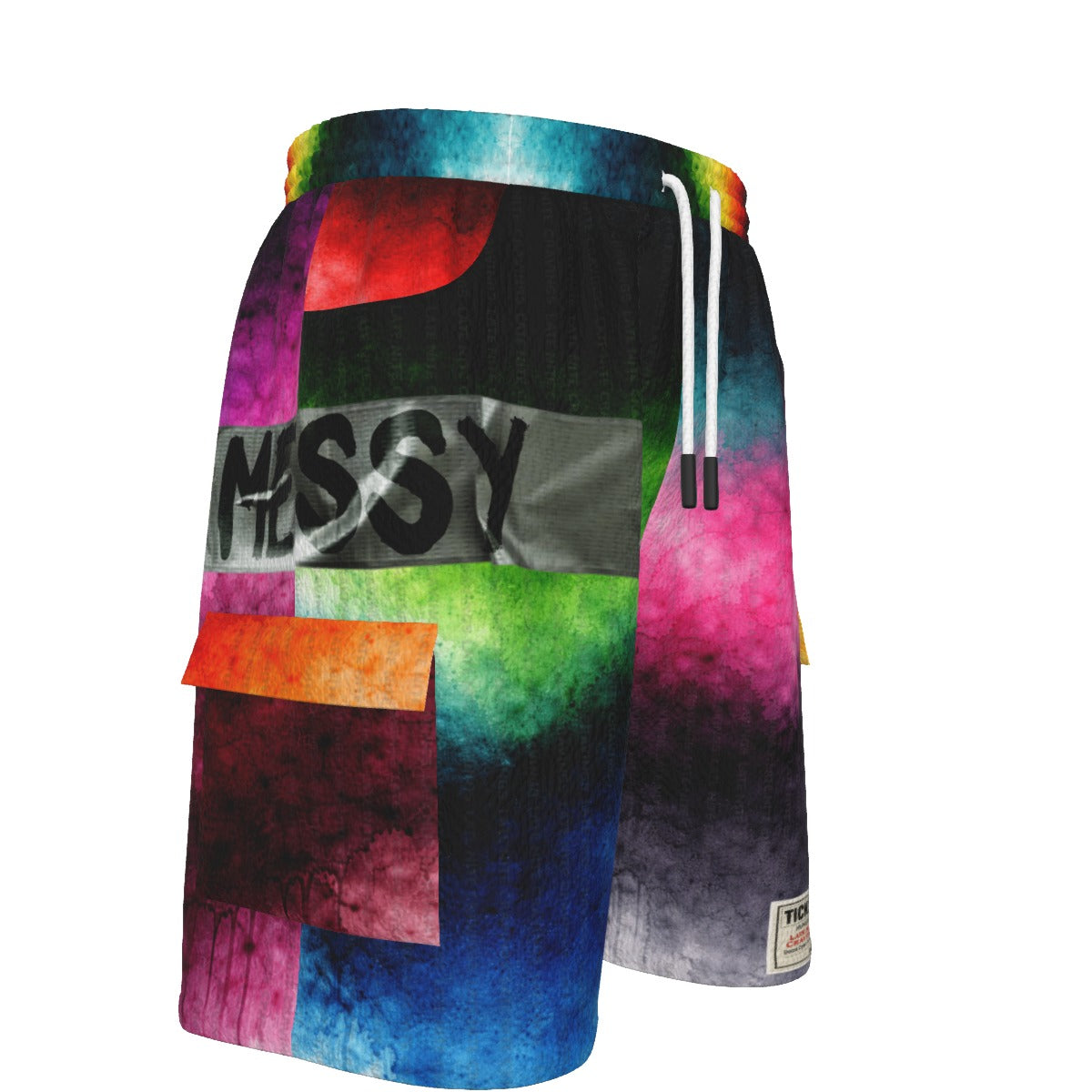 #L8NC - Colorful Washed Dreams Cargo Shorts