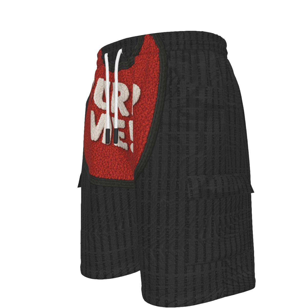 #L8NC - Burp Me Cargo Short BLK