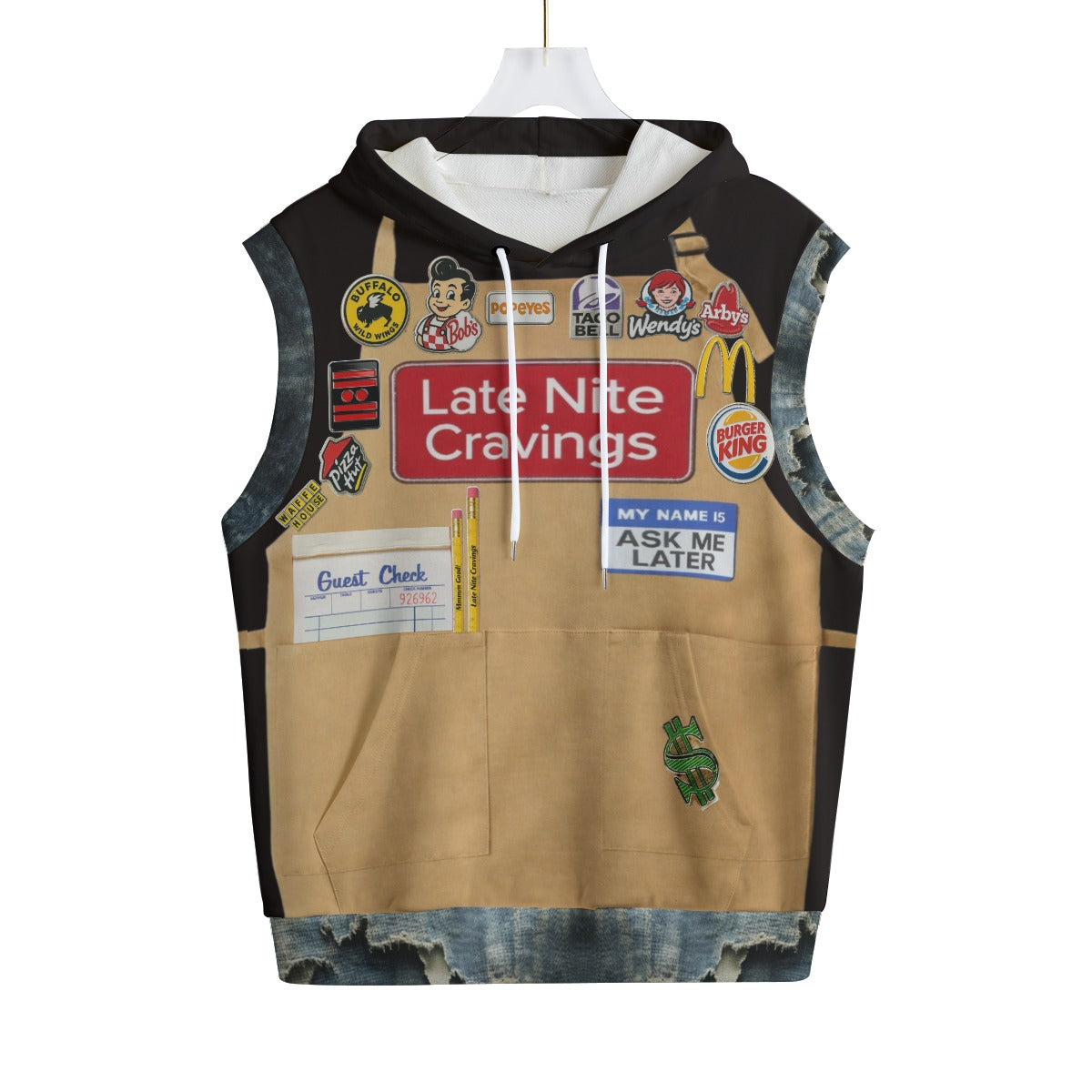 #L8NC - Cravings Fast-Food Uniform BLK