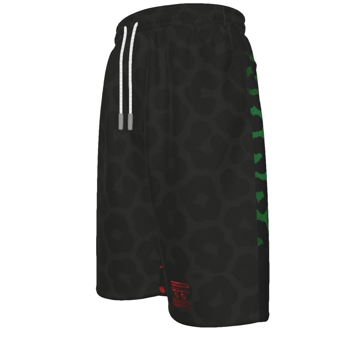 #L8NC - Split Personality Leopard Shorts