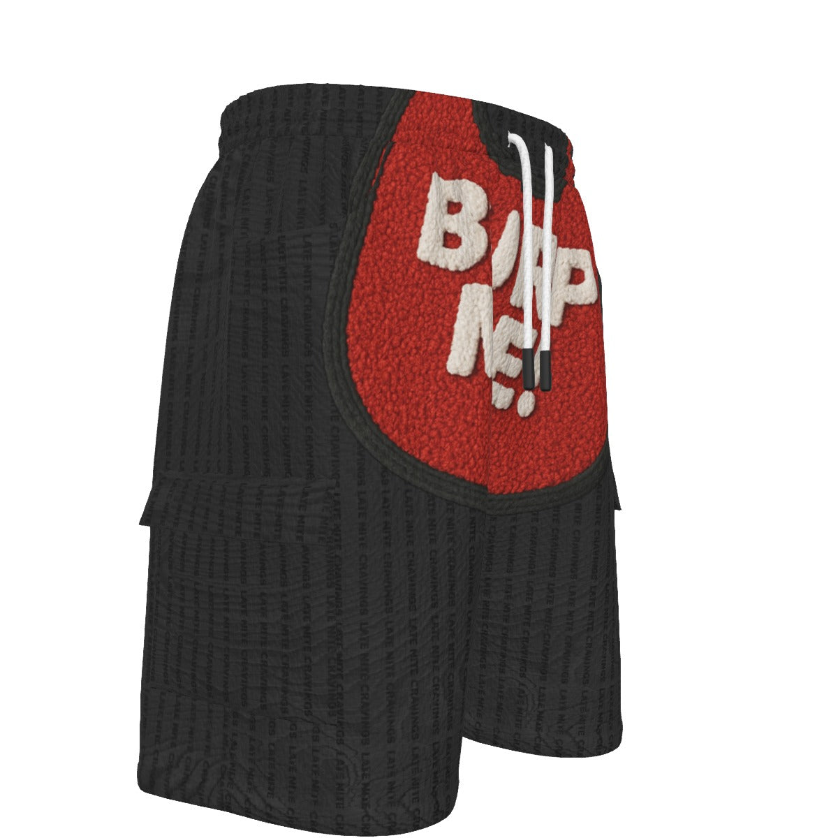 #L8NC - Burp Me Cargo Short BLK
