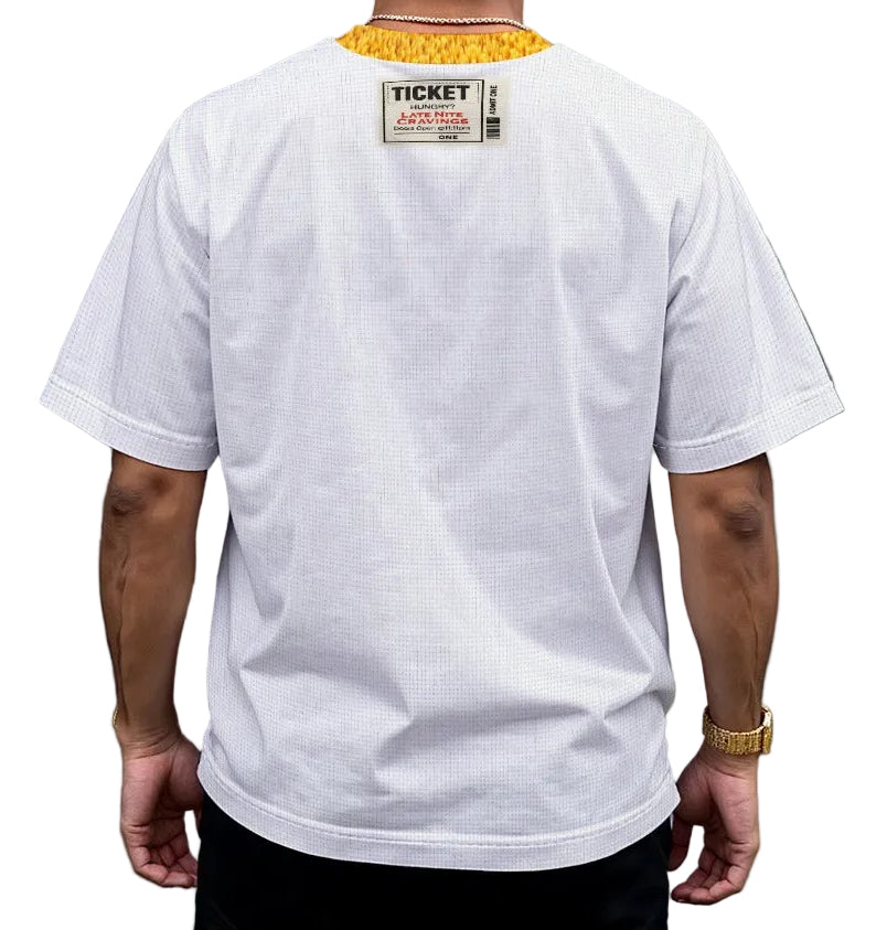 #L8NC - Happy Dazed | Drop-Shoulder Smiley Graphic Streetwear T-shirt
