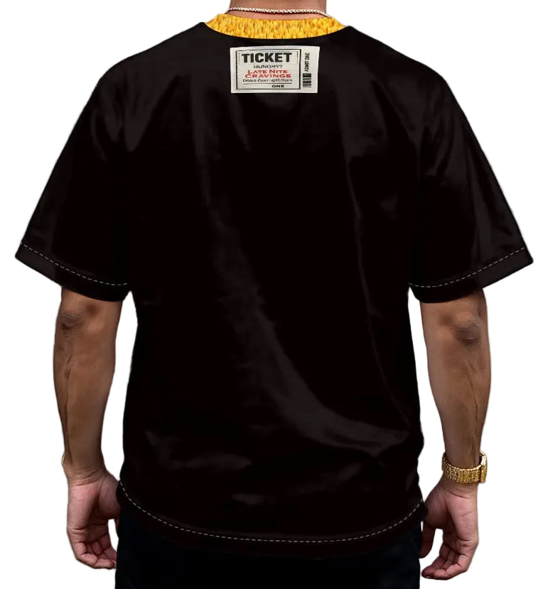 #L8NC - Happy Dazed Drop-Shoulder T-shirt BLK | Men’s Oversized Smiley Graphic Streetwear Shirt