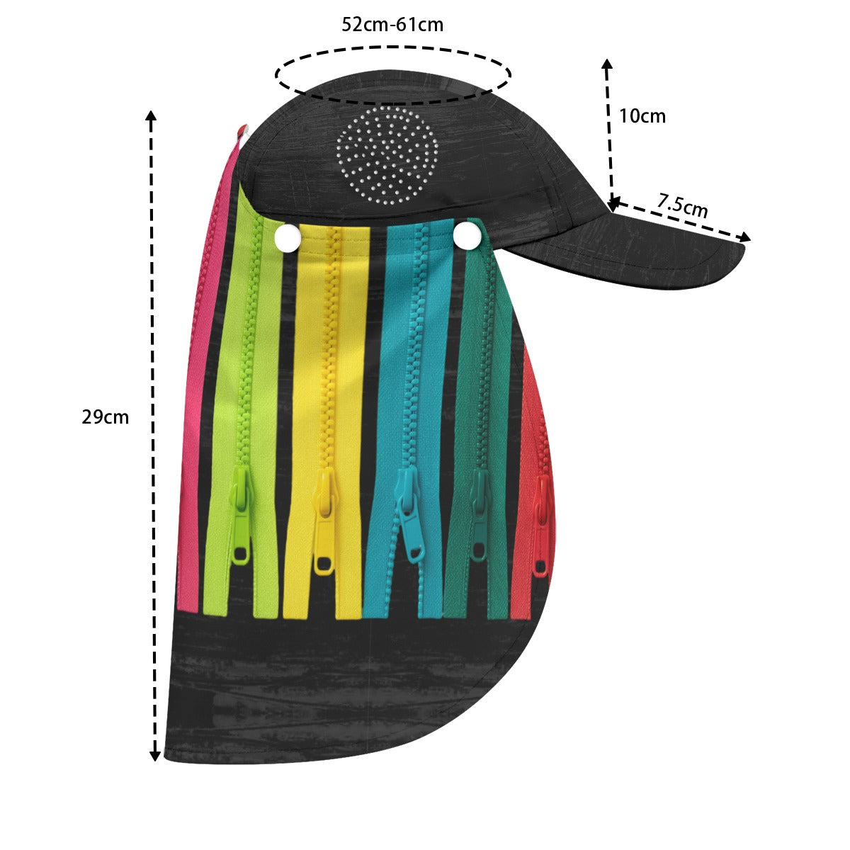 #L8NC - Sun Hat Zippers