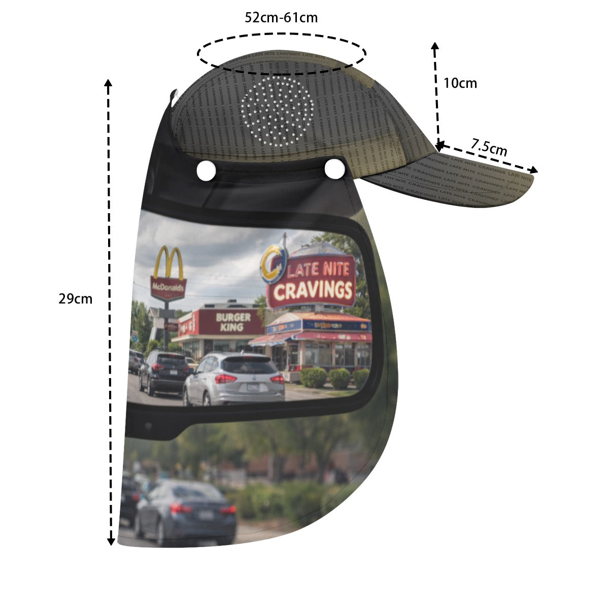 #L8NC - Sun Hat Rear View