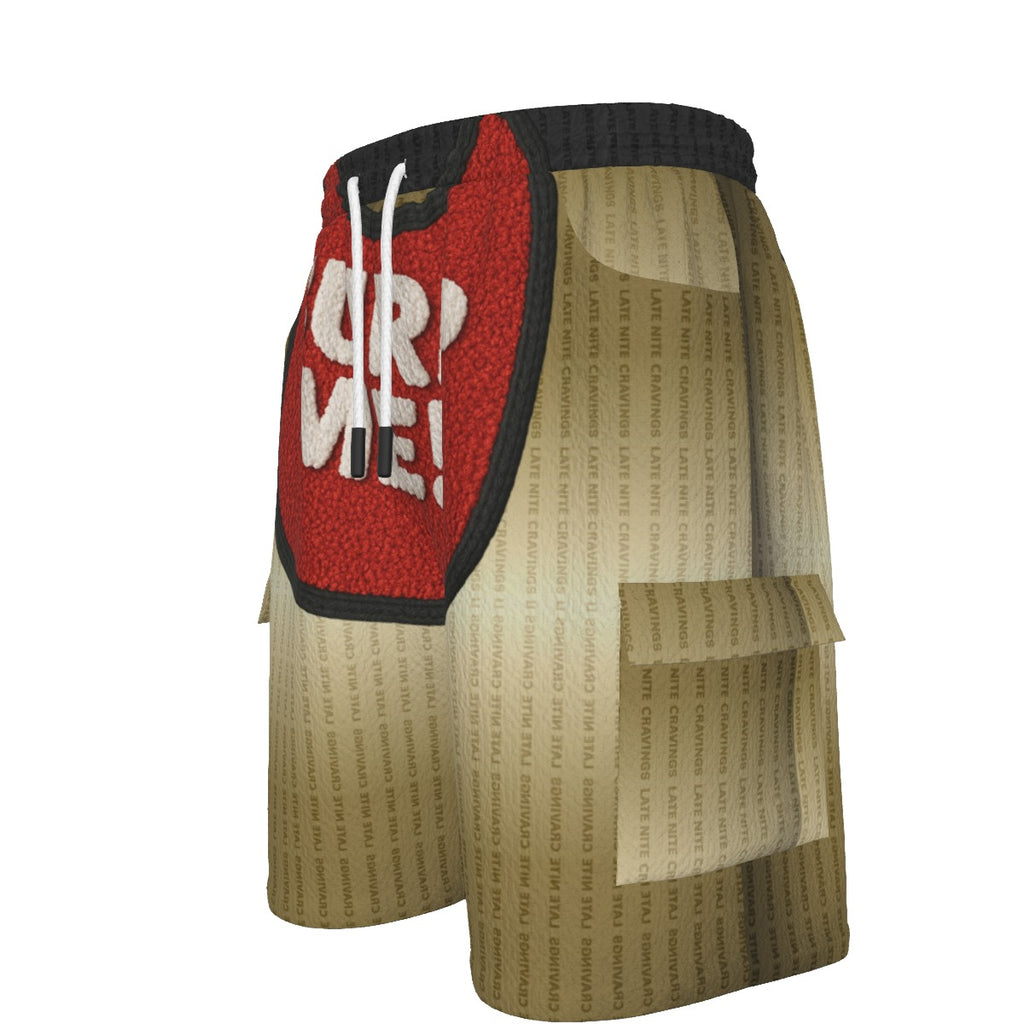 #L8NC - Burp Me Cargo Short TAN