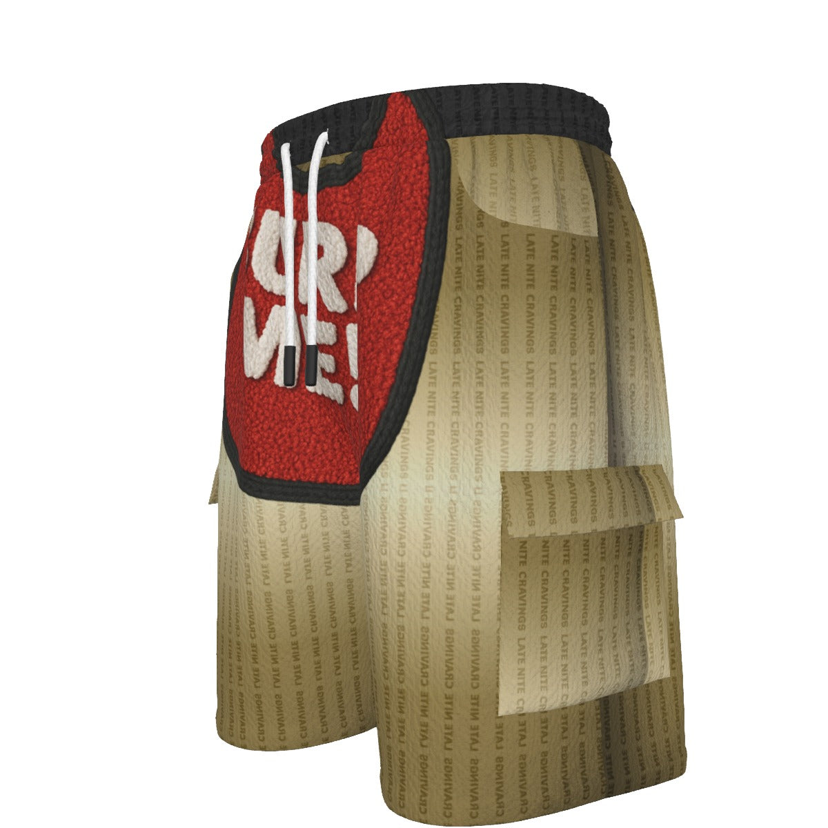 #L8NC - Burp Me Cargo Short TAN