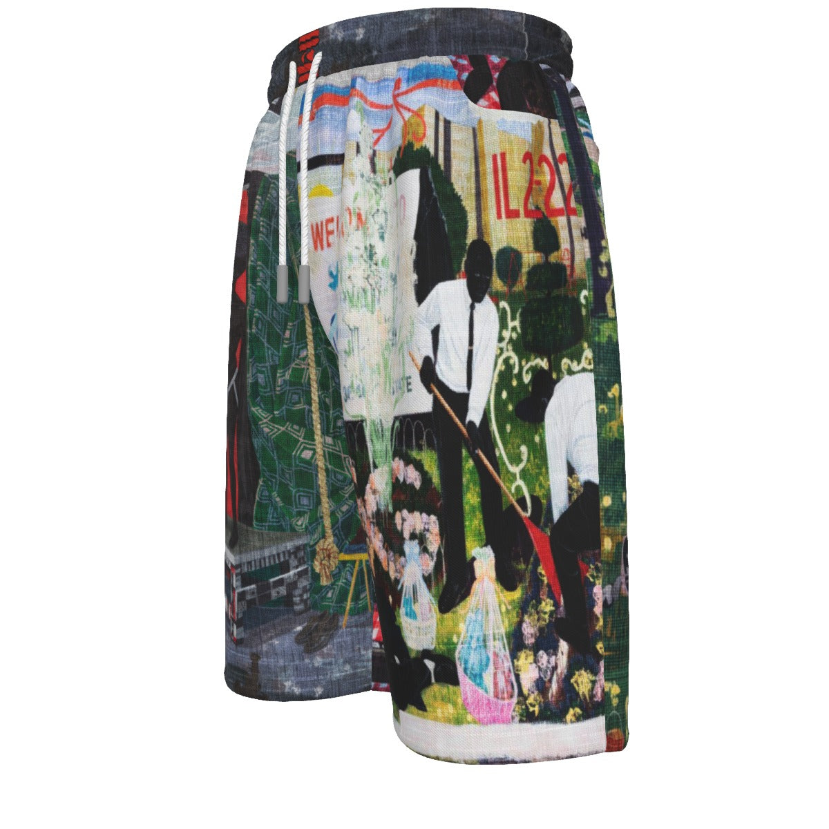 #L8NC - The Black Classics | Men’s Black Art | Graphic Relaxed Fit Shorts