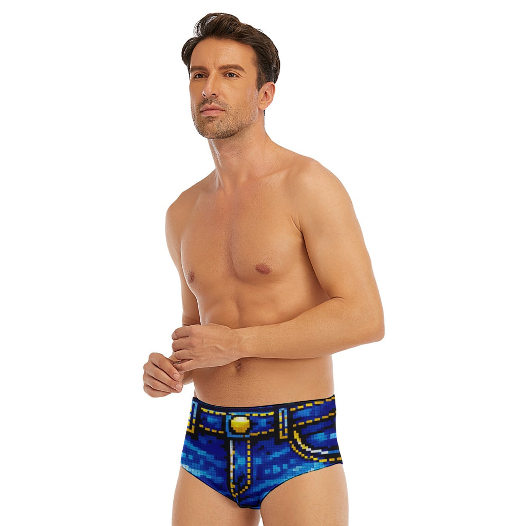SWIM Brief - Denim Game Blue