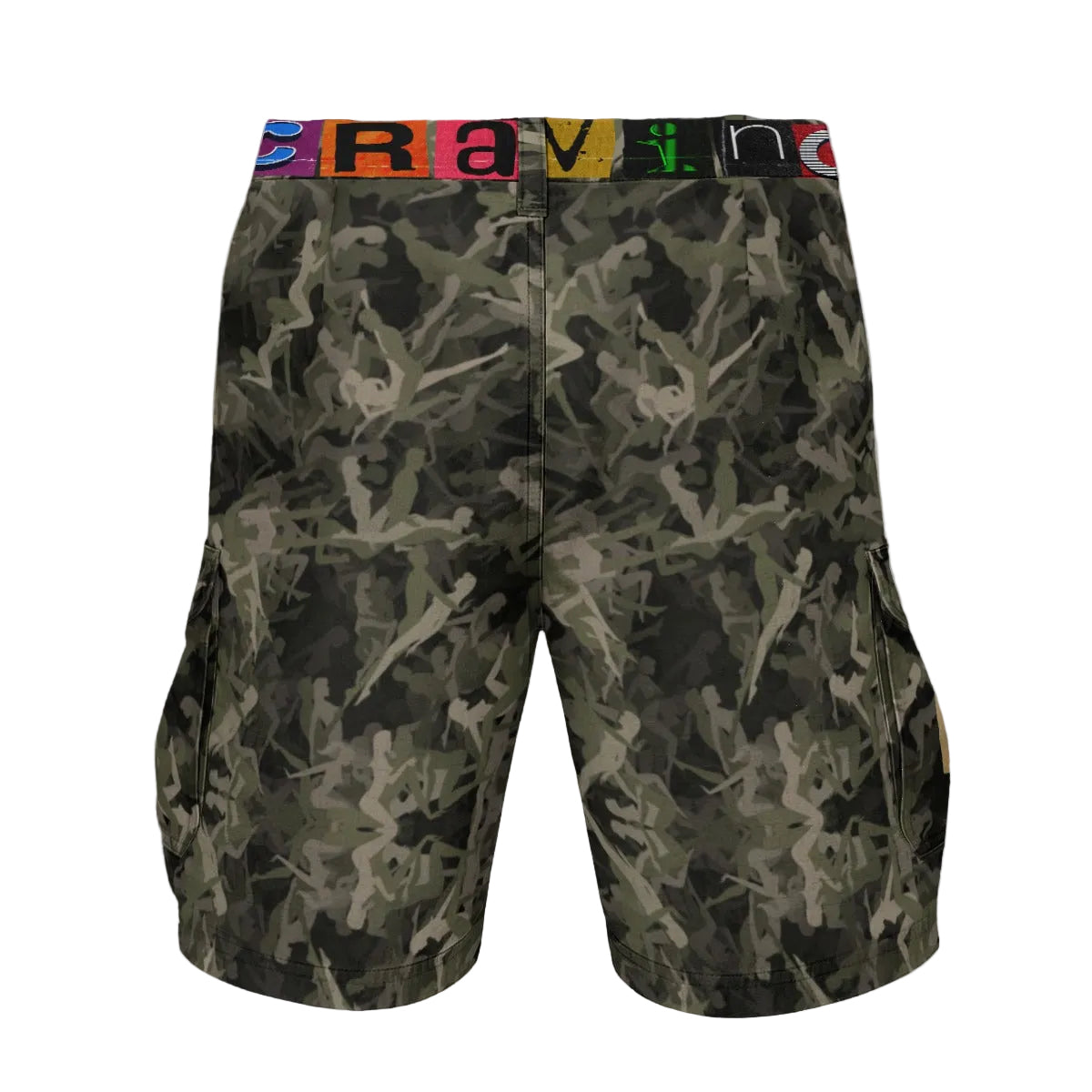 #L8NC - Cravings Survival Camo Cargo Shorts