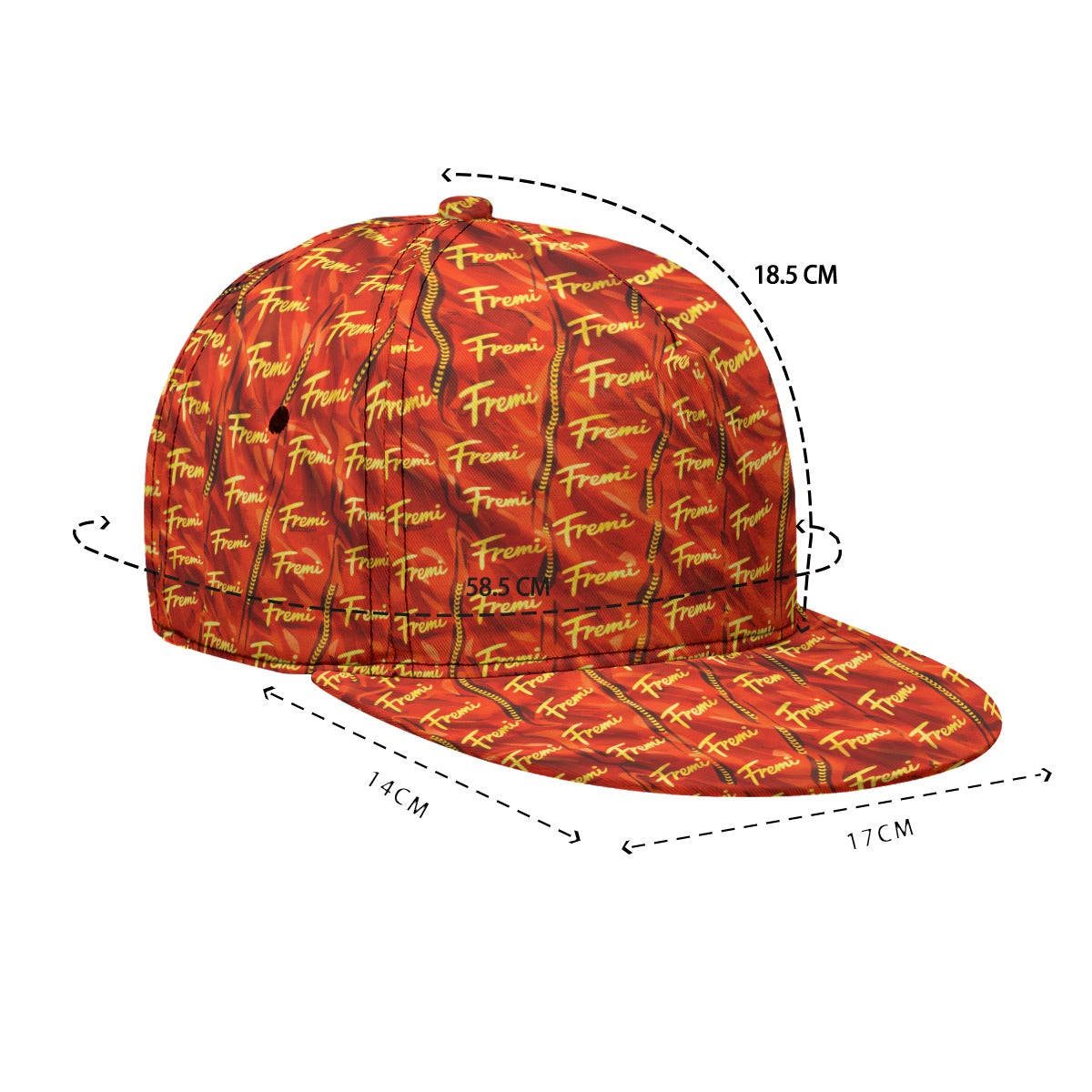 #L8NC - Fremi Flat-Brim Baseball Cap