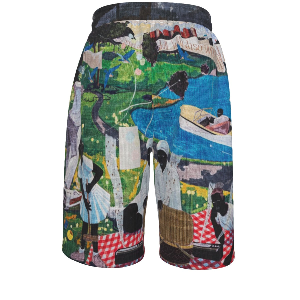 #L8NC - The Black Classics | Men’s Black Art | Graphic Relaxed Fit Shorts