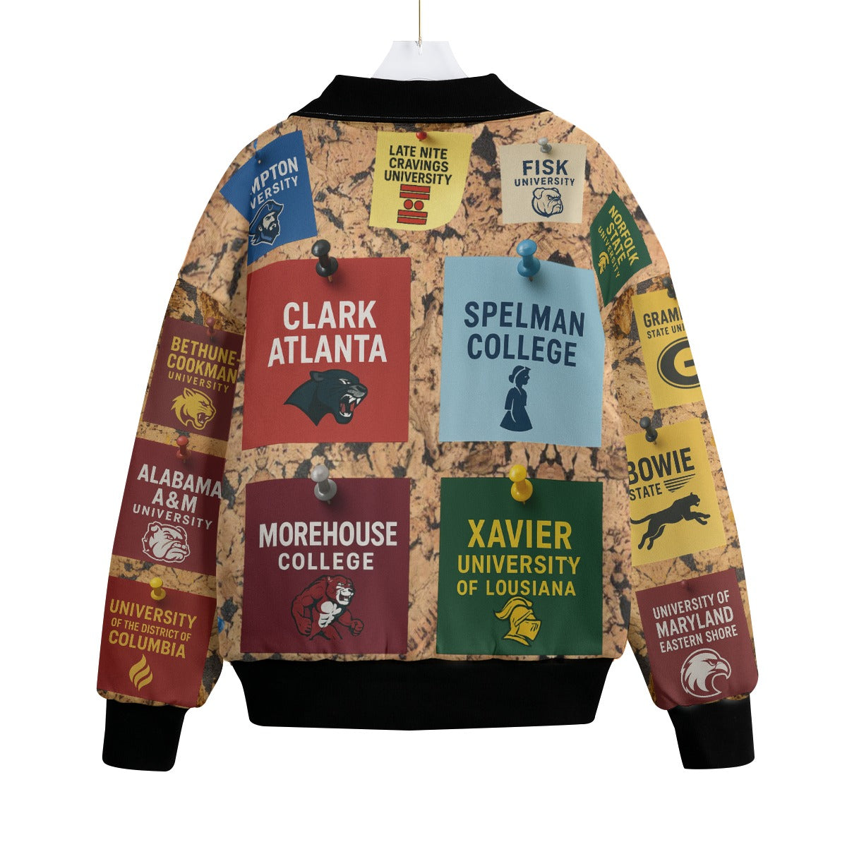 #L8NC - HBCU Pride Knitted Fleece Lapel Jacket