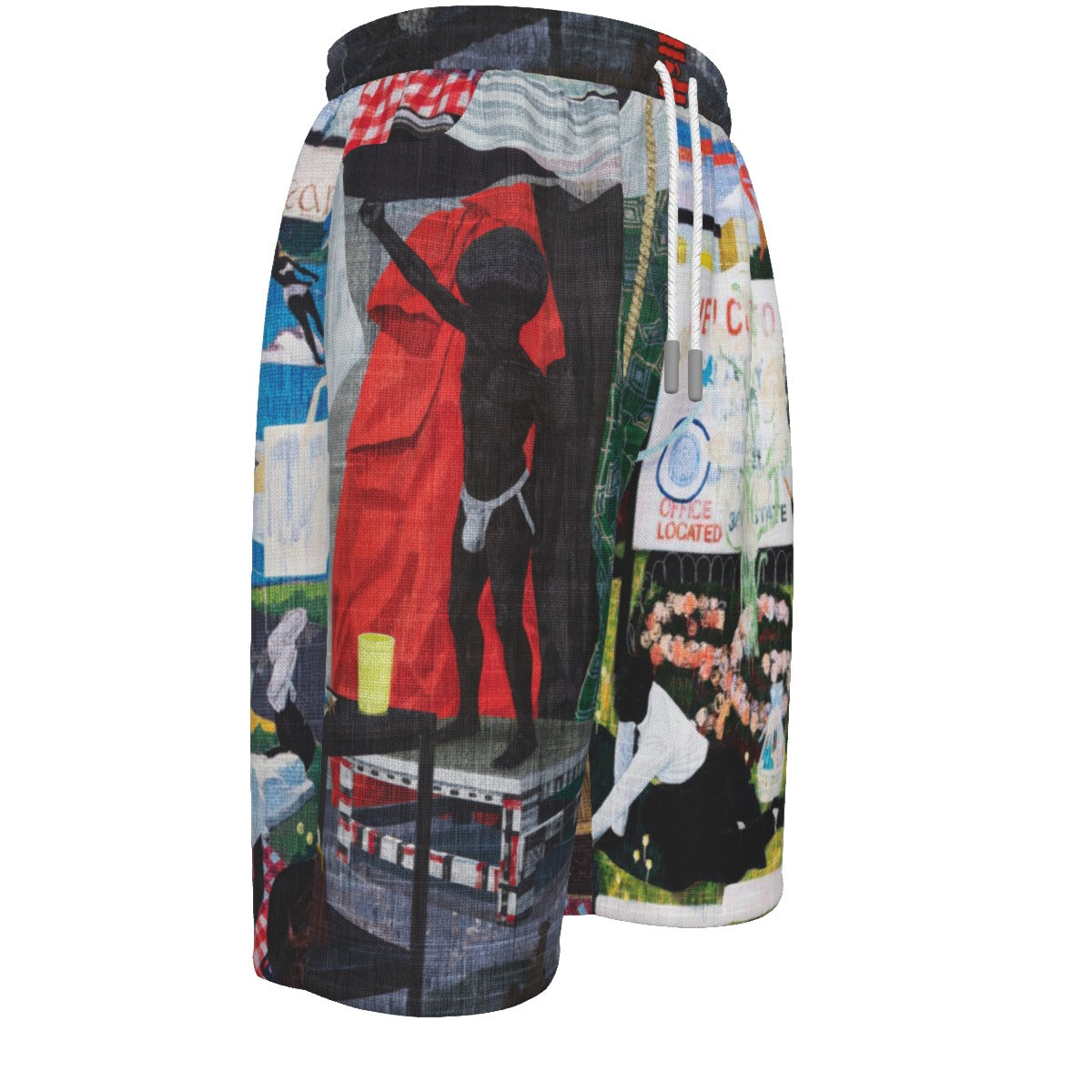#L8NC - The Black Classics | Men’s Black Art | Graphic Relaxed Fit Shorts