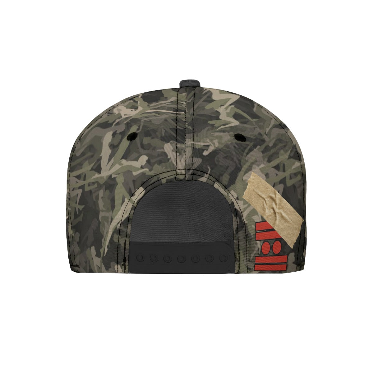 #L8NC - Camo Sex Flat-Brim Baseball Cap