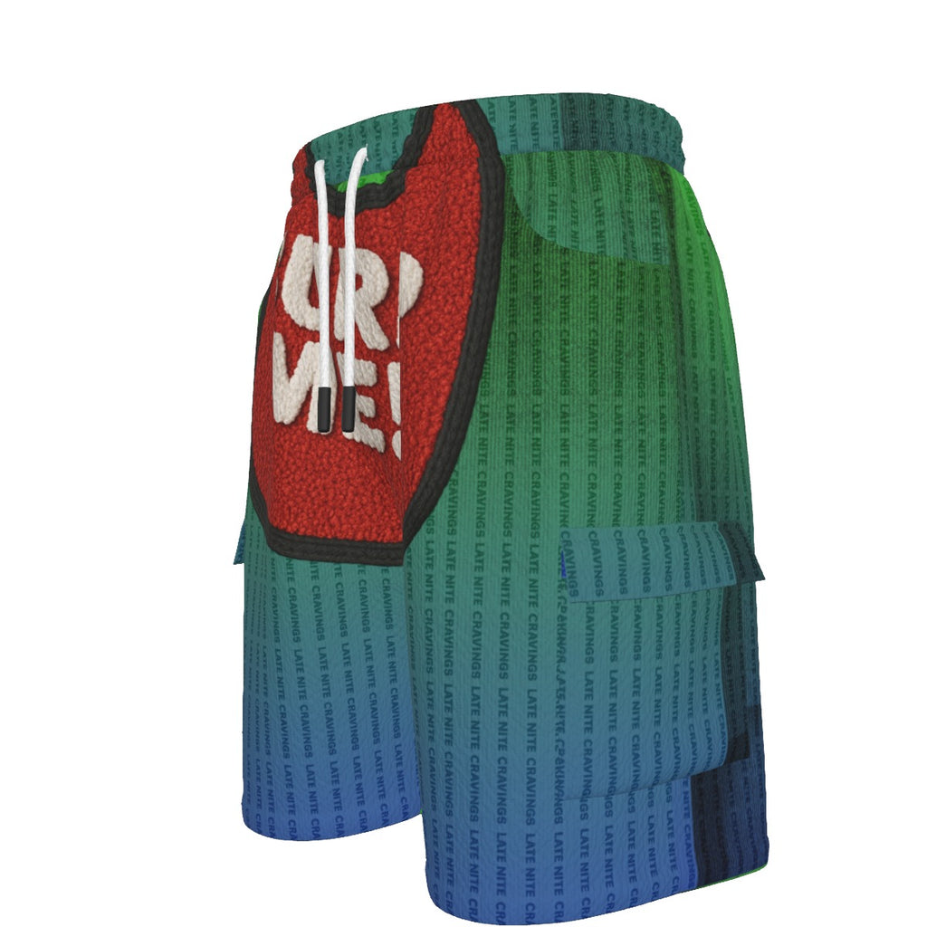 #L8NC - Burp Me Cargo Short GRN