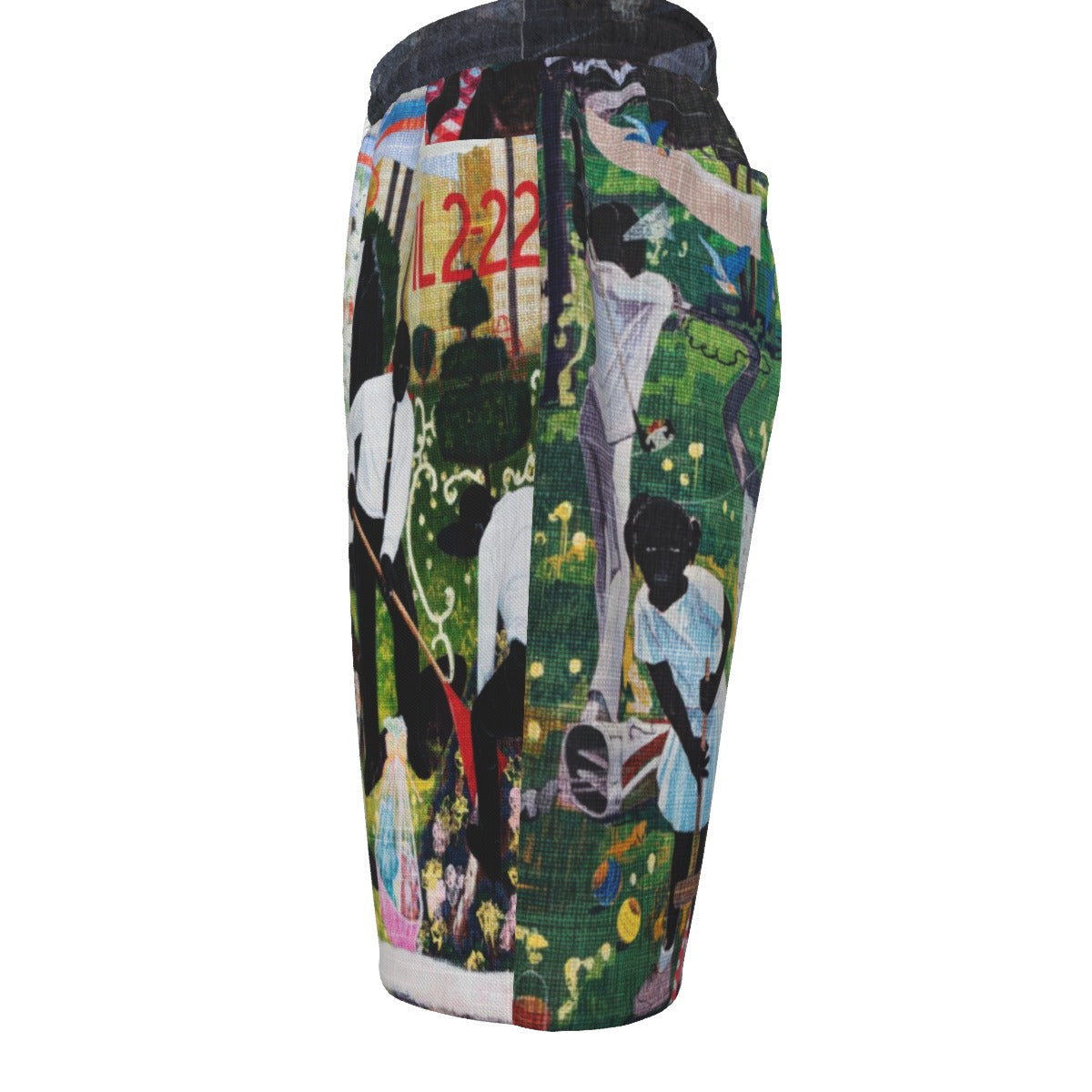 #L8NC - The Black Classics | Men’s Black Art | Graphic Relaxed Fit Shorts