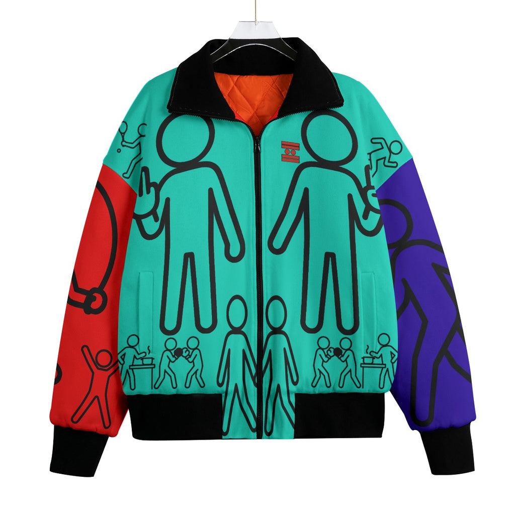 #L8NC - Stick Figure Chaos Color Block