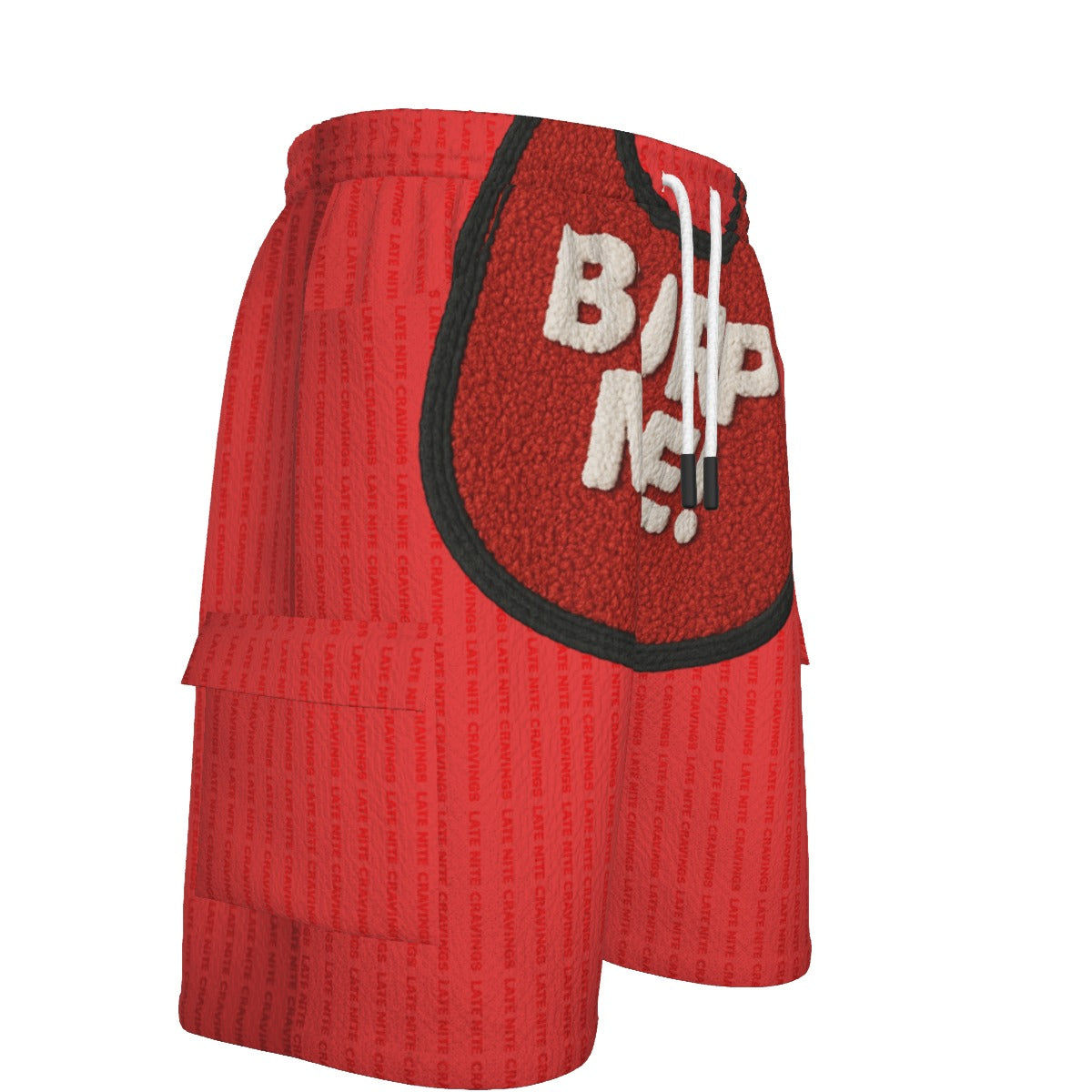 #L8NC - Burp Me Cargo Short RED