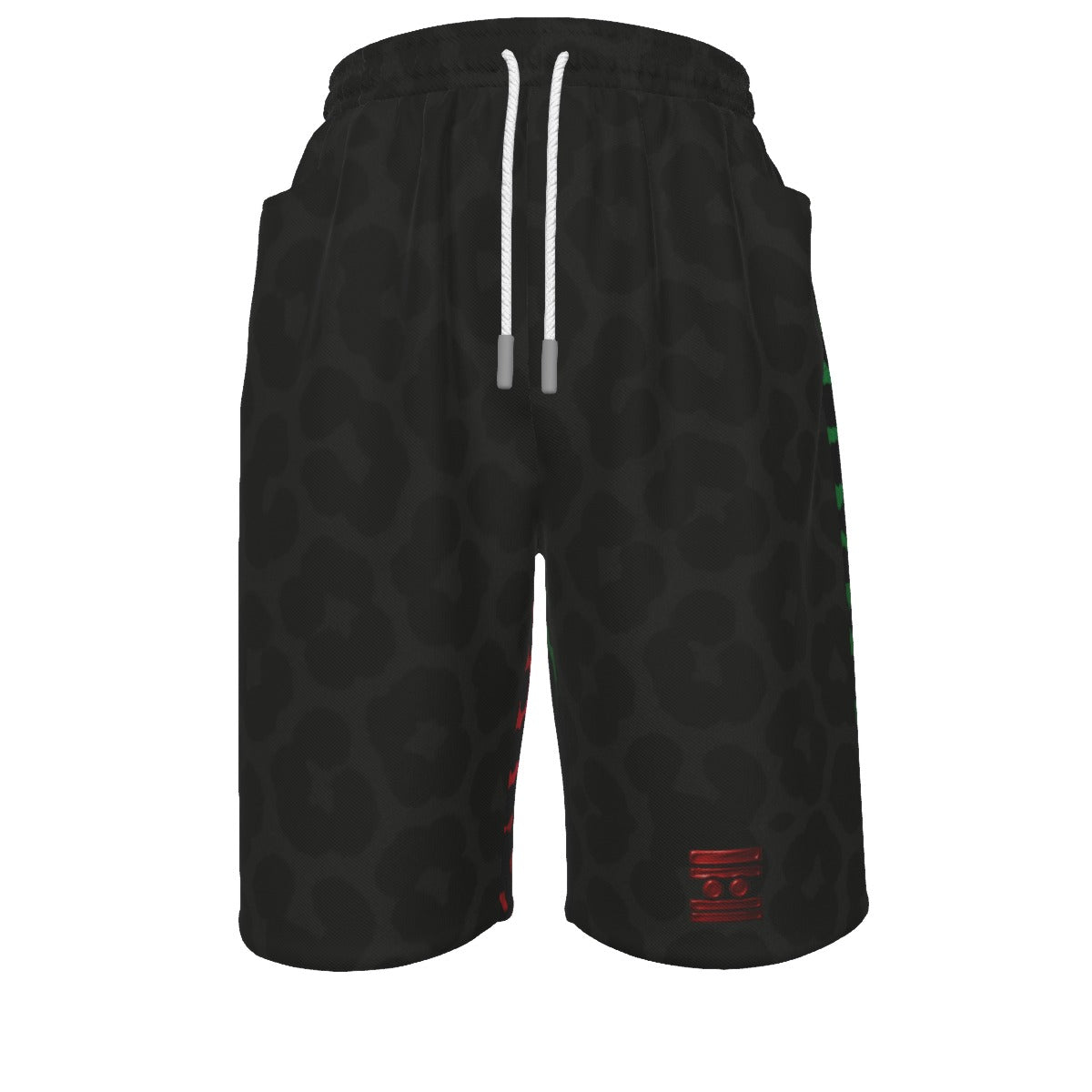 #L8NC - Split Personality Leopard Shorts