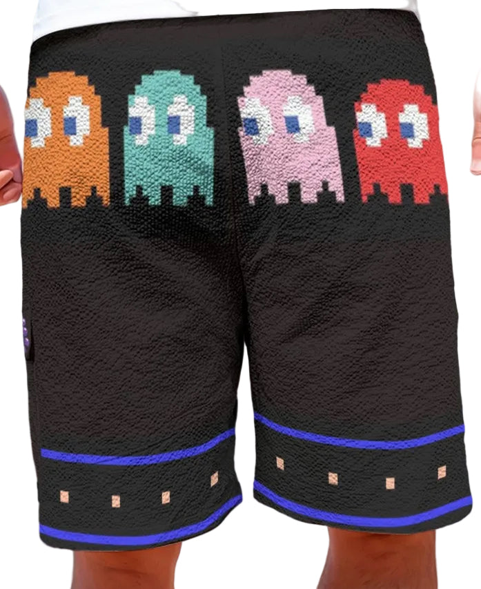 #L8NC - Hungry Pac-Man Cargo Shorts