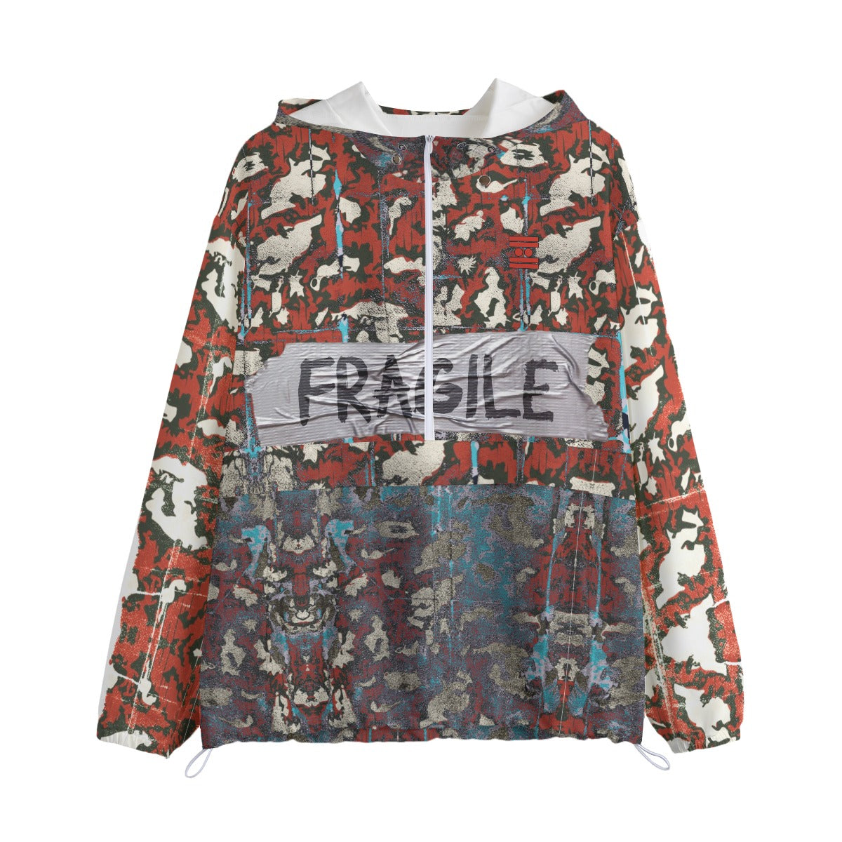 #L8NC - Handle Me Camo Pullover Jacket