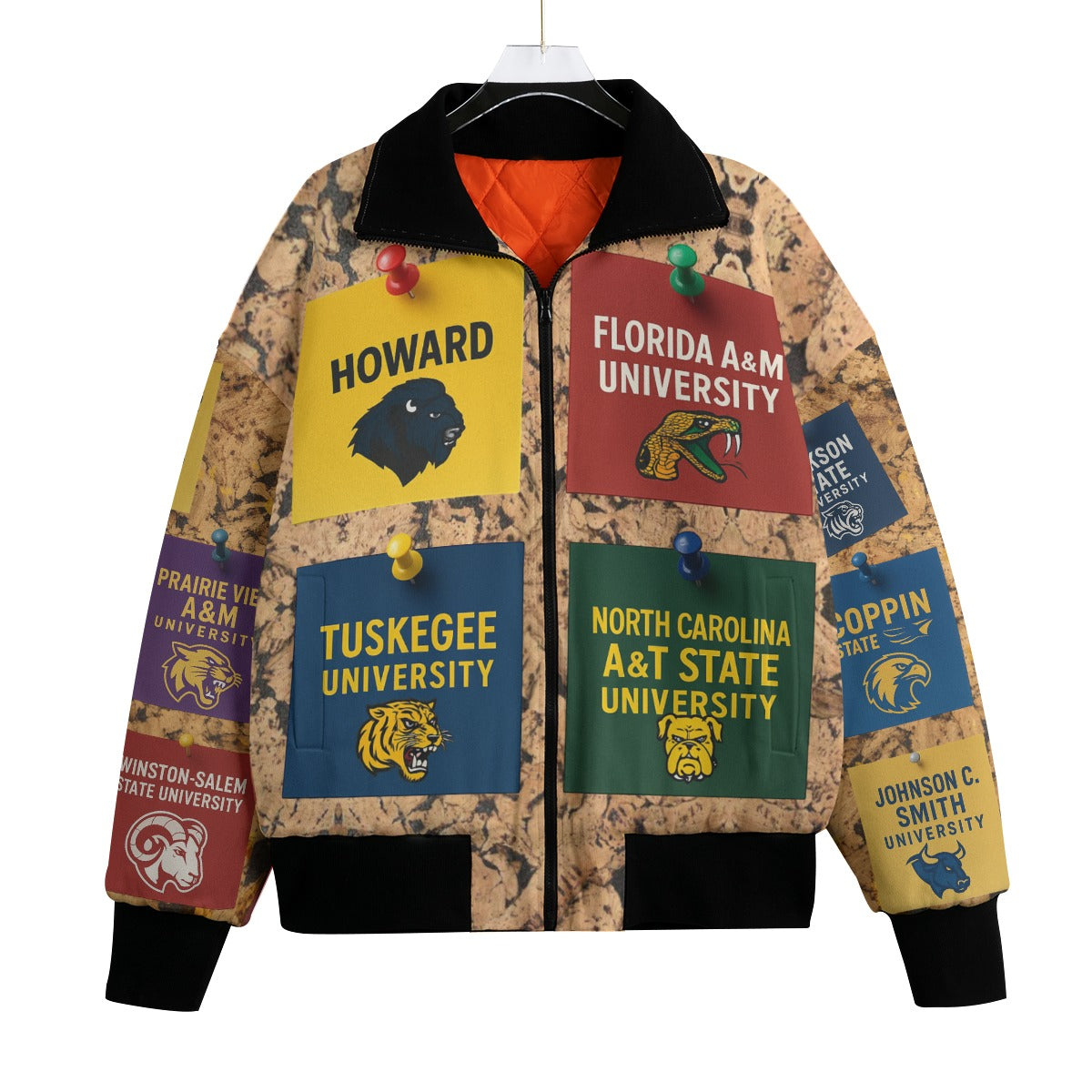 #L8NC - HBCU Pride Knitted Fleece Lapel Jacket