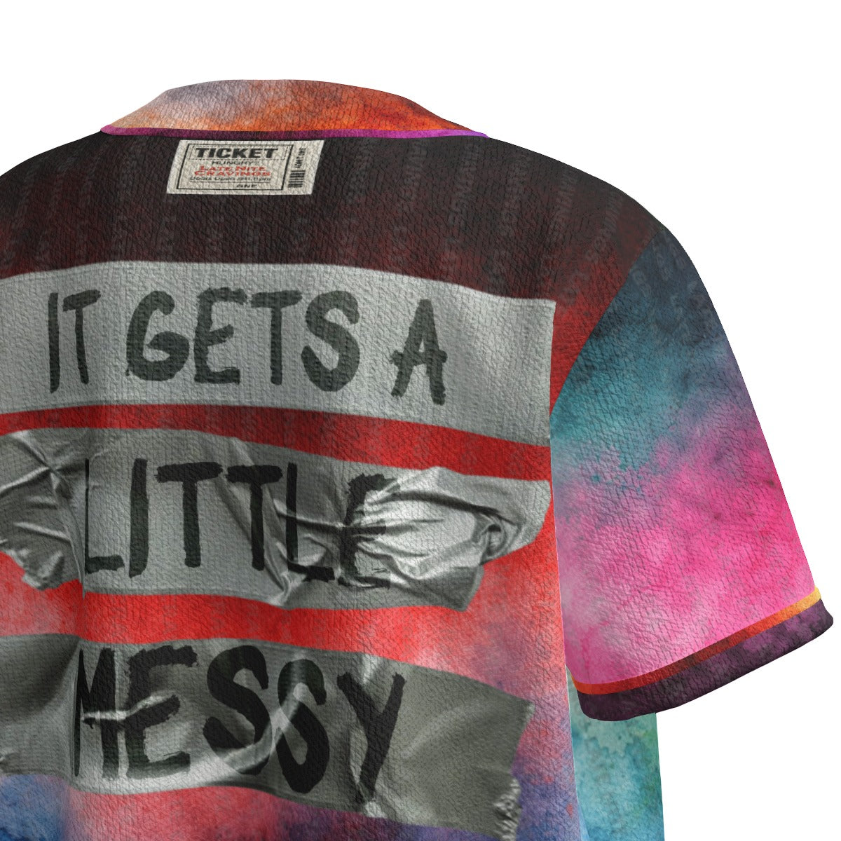 #L8NC - Colorful Washed Dreams Baseball Jersey