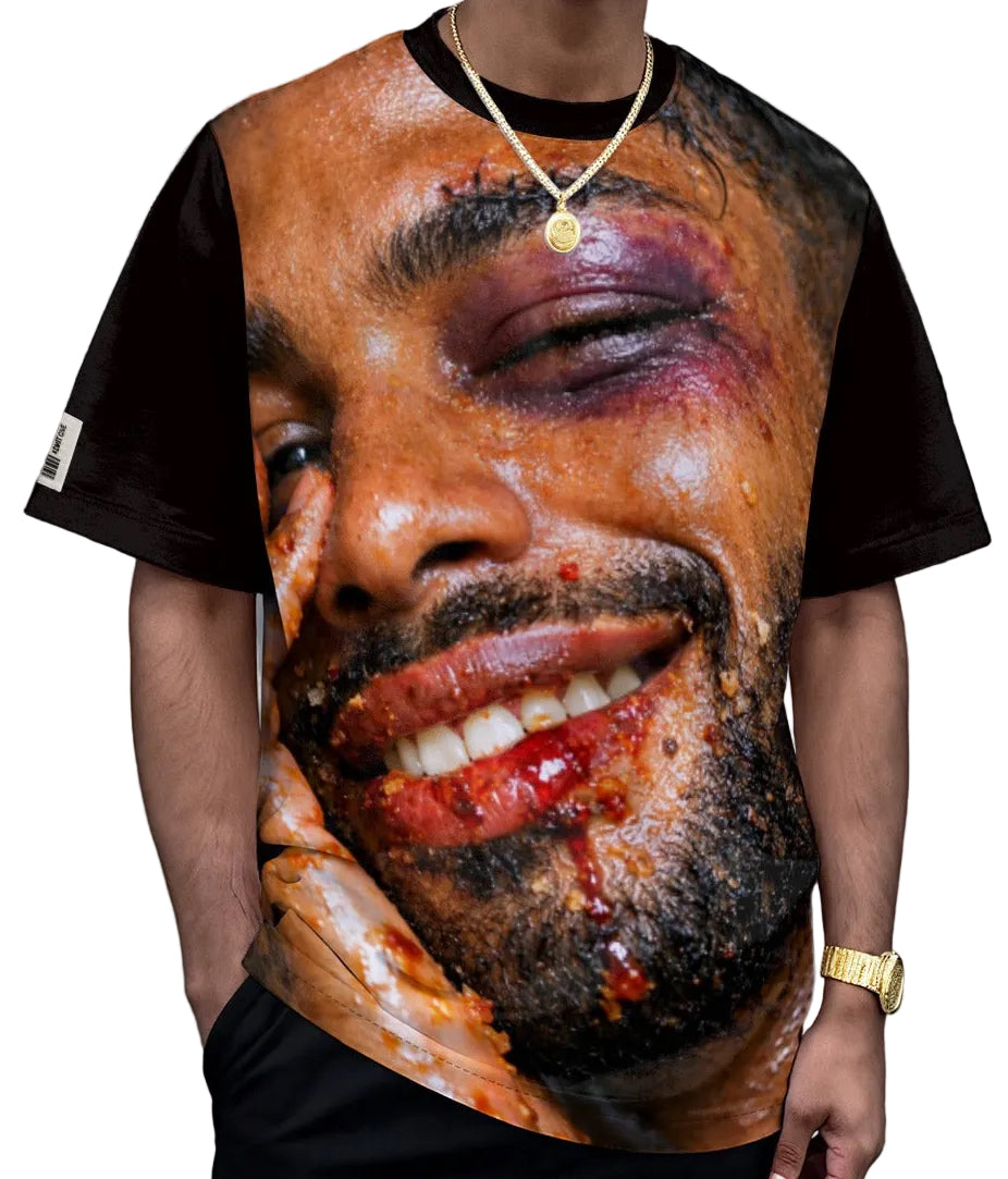 #L8NC - Food Fight Drop-Shoulder Tee
